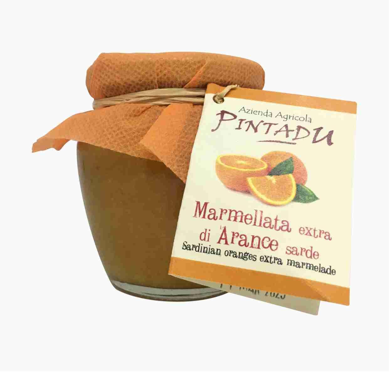 Marmellata extra di arance sarde Pintadu 220 gr