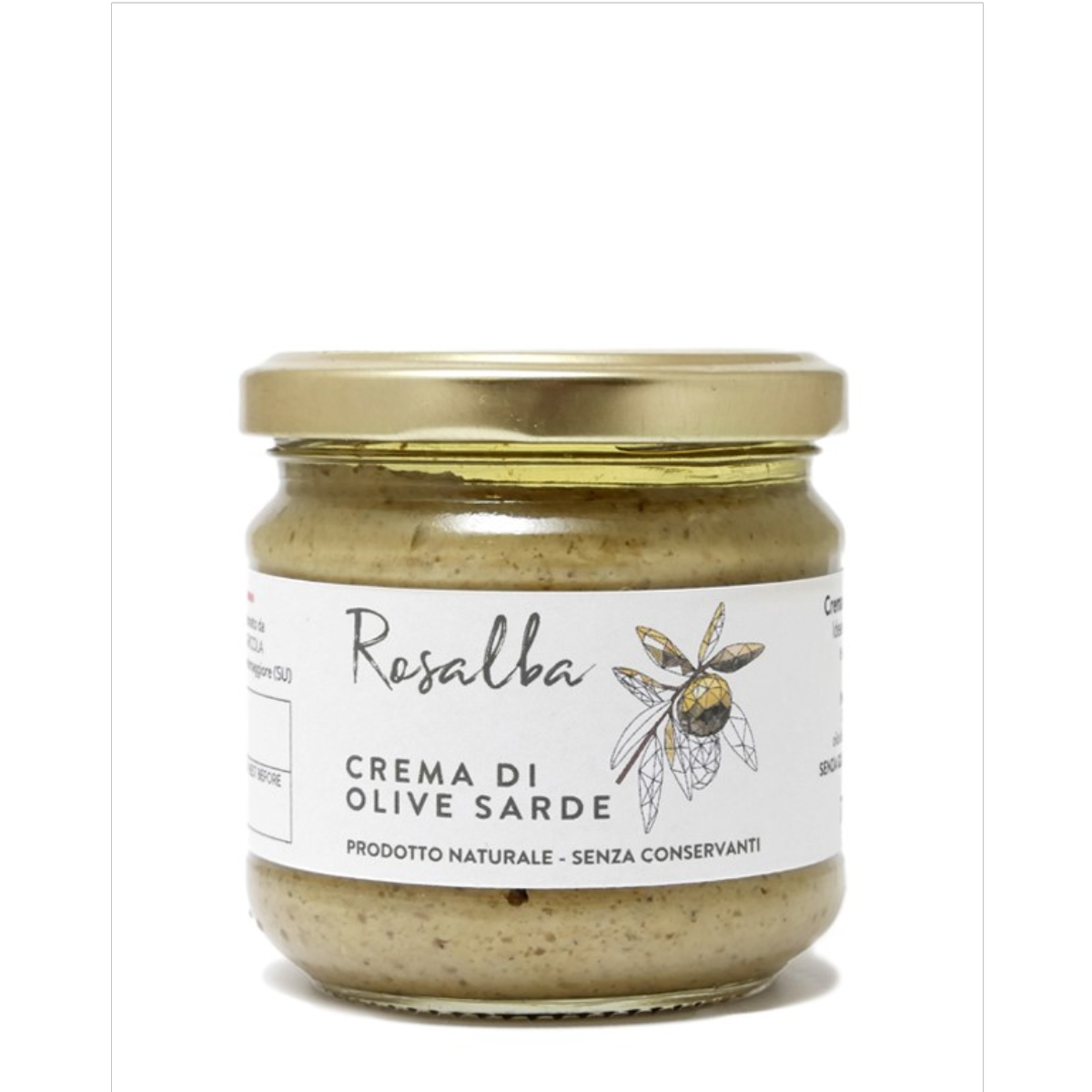 Crema di Olive Sarde Rosalba Delizie 70 gr