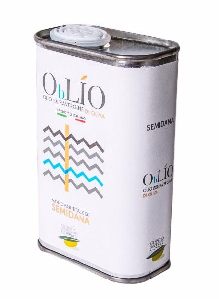 Oblio olio EVO bio Semidana lattina Corrias 500 ml