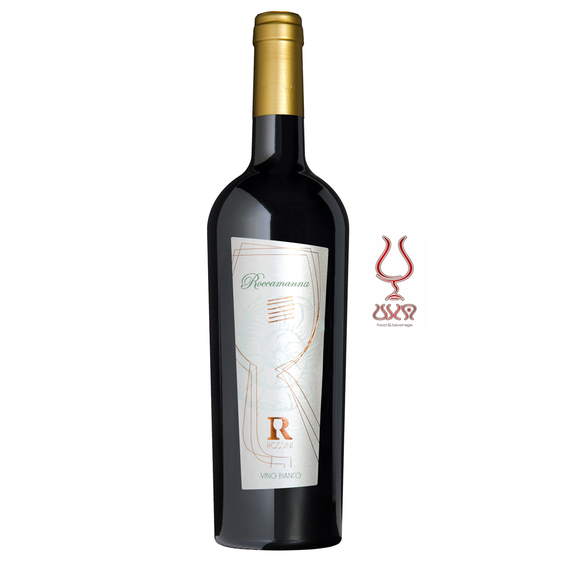 Vino Bianco Roccamanna Tenute Rossini 13% vol  75 ml
